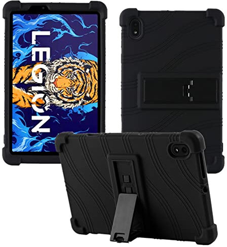HminSen Funda para Lenovo Legion Y700 TB-9707F de 8.8 pulgadas, funda protectora de silicona suave a prueba de golpes para Lenovo Legion Y700 Tablet Case (negro)