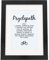 Worry Less Design Cycling Gift - Psyclepath - Funny Cycling Definition - Gift for Cyclist - Framed Artwork - Cycling Gifts for Men