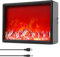 IMAGE Luces LED para chimenea, USB, funciona con pilas, linterna sin llama, llama LED para decoración navideña del hogar