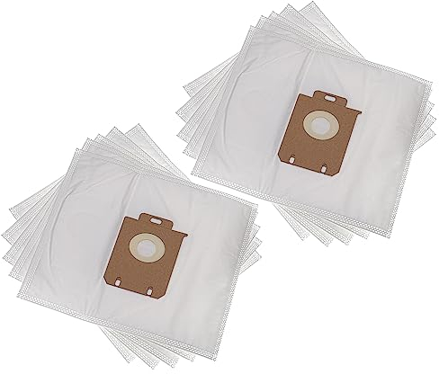 vhbw 10x Staubbeutel kompatibel mit Silvercrest SBSS 750 A1 (309539) Staubsauger - 27,5cm x 22cm Weiß