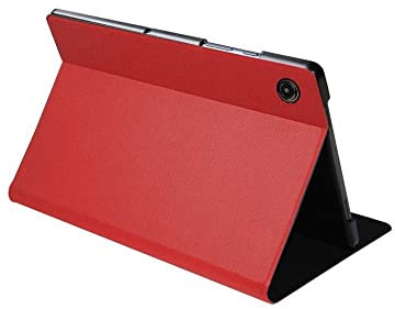 Silver HT - Funda para Tablet Bookcase Wave Samsung Galaxy Tab A8 2022 10.5 Roja