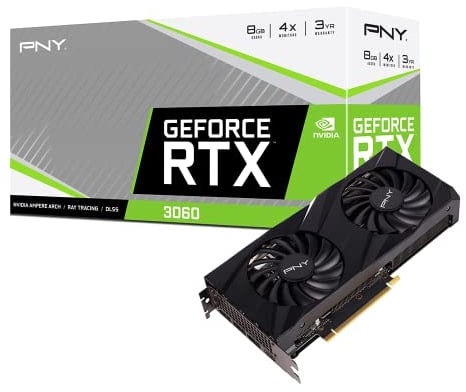 PNY GEFORCE RTX™ 3060 8GB Verto Dual Fan Edition Grafikkarte