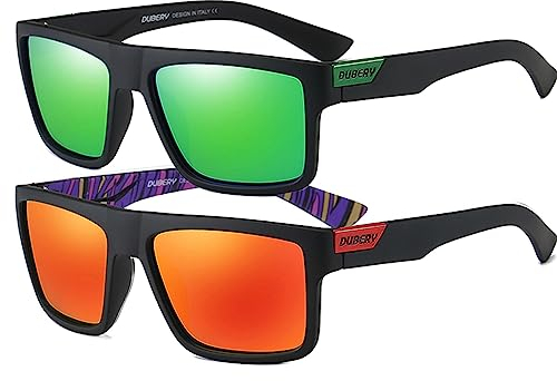 HGDGears Vintage Polarisierte Sonnenbrille Herren und Damen,Fahren,Radfahren,Angeln,Reise,UV400 Schutz Sonnenbrillen für Herren