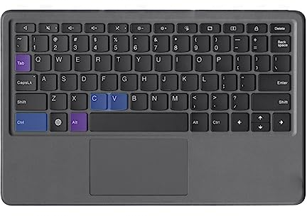 Wireless Keyboard for Lenovo Tab P11 2nd Gen 11.5 Inch (TB350FU) 2023 Magnetic Keyboard with Protective Case Stand BK56U TrackPad