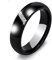 LODMLOER Herren- Und Damen-Keramikring Mit 4 Eingelegten Zirkonia, 6 Mm Glatter Indien-Stein-Kristall, Klassischer Einfacher Schmuck, Paar-Geschenk, Weihnachten, Hochzeit, Valentinstag, Pink, 8