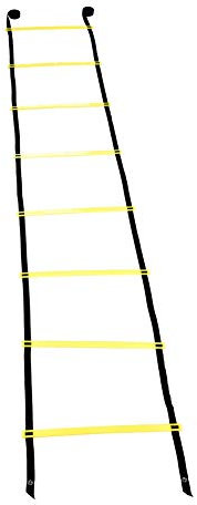 Sxhlseller Fußball Trainingsleiter, 4 M, Fußball, Fußball, Beweglichkeit, Geschwindigkeit, Trainingsleiter mit Verstellbaren Sprossen