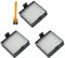 3 piezas para Hoover Filter Set ah46000 ONEPWR Filtro estándar inalámbrico sin bolsa de repuesto de filtro de aspiradora de mano