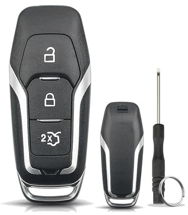 GZXNKEY 3 buttons For 2015 Ford Mondeo Key Fob Cover Case casing Replacement For Ford Edge Galaxy S Max Mustang Car Key Fob Case