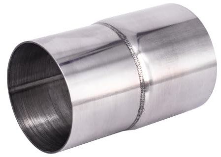 Adaptateur de tuyau d'échappement en acier inoxydable Tube de raccordement pour connecteur d'échappement Réducteur Dilatateur Modification de tuyaux d'échappement de voiture (57mm-60mm)