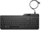 HP 400 Teclado QWERTY Español con Cable (12 Teclas Programables, Teclas Silenciosas, 3 Niveles de Retroiluminación LED, Cable USB-C y un Adaptador USB-A), Color Negro