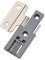 4pcs Wardrobe Folding Folding Door Hinge Bi-fold Closet Wardrobe Cabinet Cupboard Tracked Hanging Sliding Door Hinge