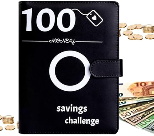 100 Envelope Saving Challenge, Budget Planner 100-Tage Bugetplaner Startset Finanzplaner, Challenge Für Budgetplaner, 5 Budget Planer Umschlagmethode, Sparchallenge Budgetordner Budget Planner Sparen