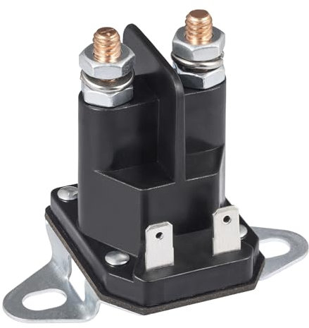 JTAREA 1755382YP Solénoïde Relais de Démarreur 12V Solenoide Tracteur Tondeuse Relais de Demarreur 12Volt Starter Solenoid Relay pour 44814800 5321384-06 5321461-54 1-8604 Toro 47-1910 740207