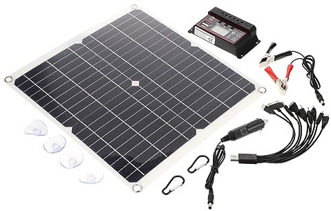 ARTSEWPLY 1juego Panel Solar Portátil De Controlador para Carga Exterior para Emergencias y Camping