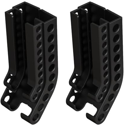 2 Stück Batterie Organizer Wandmontage, Batteriehalter für 10 AA und 10 A-AA Batterien, Batterie Aufbewahrung Organisator, Wandmontierter Batteriespender Aufbewahrungsbehälter