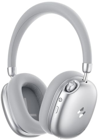 havit Space S1 Adaptive Active Noise Cancelling Headphones, LHDC Bluetooth 6.0 Hi-Res Wireless Over Ear Bluetooth Headphones with 5 Mic ENC, 100H Playtime, Overhead Headphones with Spatial Audio