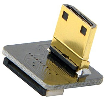 chenyang CYFPV Mini HDMI Typ C Stecker Bis abgewinkelt 90 Grad für FPV HDTV Multicopter Luftaufnahmen
