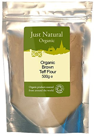Just Natural Organic Brown Teff Flour 500g