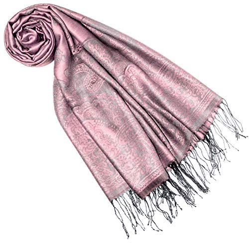 Lorenzo Cana Designer Pashmina Markenschal gewebtes Pasiely Muster Damast - Webart 70 x 180 cm Naturfaser Modal Schaltuch Schal Tuch Jacquard 9330977