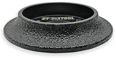 DT-DIATOOL Diamant-Schleifscheibe, Durchmesser 7,6 cm, für Demi-Bullnose Kantenprofil auf Beton, Marmor, Granit, Quarz, Diamant, Höhe 10 mm