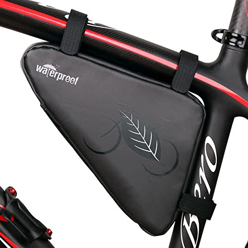 NDakter Fahrradtasche Rahmen, 2L Dreieckstasche Fahrrad Wasserdicht, Rahmentasche Fahrrad für Rennrad, MTB, Stadtrad, Trekkingrad