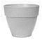 Elho Vibia Campana Rond 55 - Pot De Fleurs pour Extérieur - Plastique 100% recyclé - Ø 54.5 x H 47.0 cm - Gris/Living Ciment
