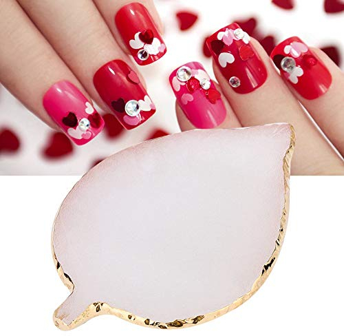 Nail Art Paletten, Malgel Plalette, Harz Nail Art Gel Polish Farbmischpaletten Nail Gel Paletten Nail Mix Paletten Tipps Display Holder Maniküre Tool(#3)