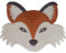 Fuchs Aufnäher Bügeln Nähen Sie auf Kleidung Tasche Tier Stickerei Applique Gesticktes Abzeichen
