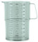 Rosti Mensura Messbecher 1L, Messbecher Küche 1000 ml aus SAN-Kunststoff, mit Griff und Ausguss, Verträgt Kochendes Wasser, Nordic Green