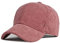 XRDSS Baseballkappe aus Kord, Unisex, verstellbar, klassisch, Sportmütze, Outdoor, solide Kappen, wassermelone, Einheitsgröße