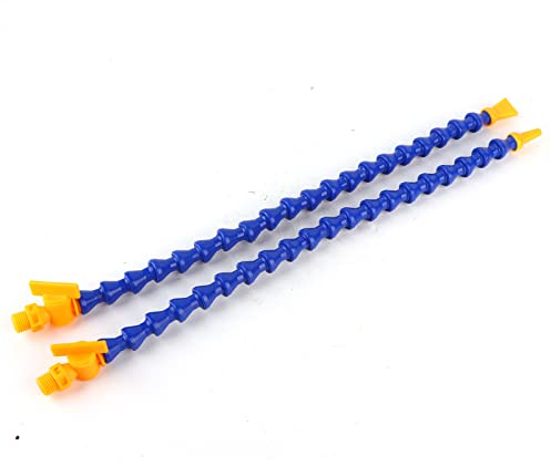 Wasser-Öl-Kühlmittel, 12 Stück, Runde Flachnase, Drehmaschine, CNC-Maschine, Flexibles Wasser-, Öl-Kühlmittelrohr, Schlauch, Kühlrohr, 12 Stück Kunststoff, Flexibles Wasser-,
