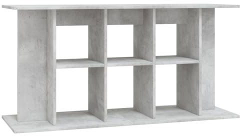 vidaXL Engineered Wood Aquarium Stand - Spacious Storage - Stylish Grey Design - Sturdy Construction - Precise 120x40x60 cm Dimensions - No Fish Tank Included