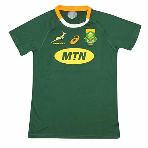 GIFTS 4 ALL Ladies South Africa Springboks Rugby Fans Replica Shirt, Official Licensed Product, Green, M