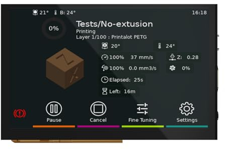 BIGTREETECH HDMI5 V1.1 5 pollici Display grande per stampanti 3D, display LCD IPS 800 × 480 per Raspberry-Pi 4B/3B, BTT PI V1.2, compatibile con SKR Mini E3 V3.0/Octopus/SKR V1.4 Turbo per la corsa