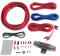 RonDexy True 8 Gauge Car Audio Cable Amp Wiring Kit- 2 Channel CCA Power Cable Amplifier Install Wiring Kit 17ft Power Wire RD04AK8