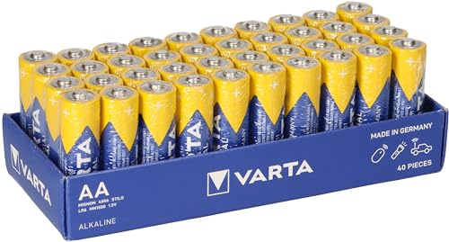 40x AA Mignon LR06 Batterie 2600mAh 1,5V Alkaline - 5V Alkaline Elektronik & Foto Kategorien Batterien Akkus & Zubehör Einwegbatterien - Langlebig