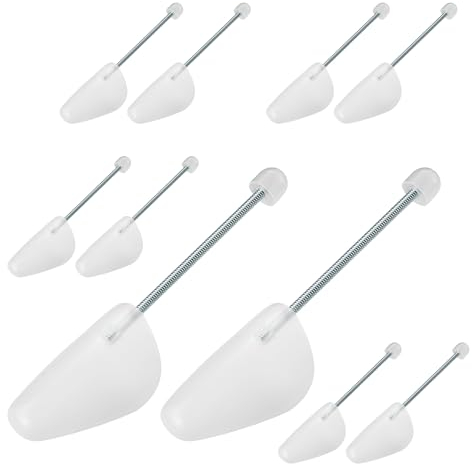 Tallgoo Schuhspanner Herren, Schuhspanner aus Kunststoff, Schuhstrecker,Transparent Shoe Stretcher, Schuhspanner für Herren, Schuhspanner mit Metall-Spiralfeder,5 Paar