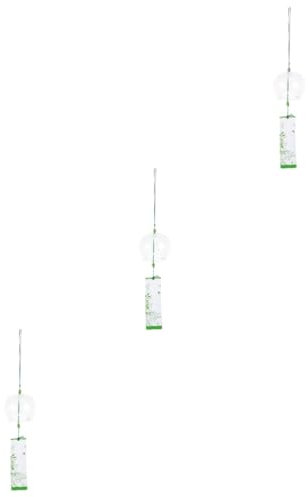 Kisangel 3st Windspiele Gartenschmuck Eule Windspiel Outdoor- Windspinner Außen Vogelgesang-hängeglocke Im Freien Dekoration Glockenspiel Solar- Anhänger Runde Windglocke Turbine Glas