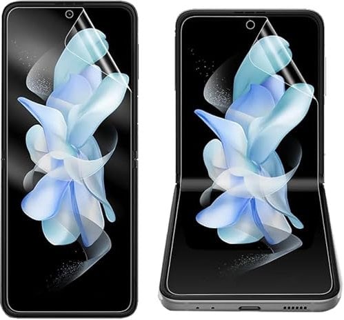 Screen Protector for Samsung Z Flip 4, Front Inside only Tempered Glass Film, 2-Pack