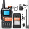 BAOFENG K6 tribanda Walkie Talkie, Radio Amateur 6 W, Multibanda UHF/VHF/FM/Air, batería de 2600 mAh Carga USB-C, Cable de programación, 999 Canales, Copia de frecuencia inalámbrica