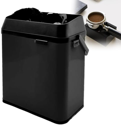 XCSCUK Commercial Electric Portafilter Cleaning Machine, Electric Knock Box Coffee Portafilter Cleaner Portafilter Cleaning Machine