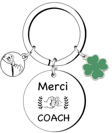 KJKJKJ Porte-clés Personnalisé pour Coach,Cadeau pour Coach Sportif Porte-clés Coach foot cadeau coach sportif Homme coach sportif Femme cadeau coach basket (2)