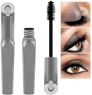 Lengthening and Volumising Mascara, Wrap Lash Tubing Mascara, Smudge-Proof & Water-Resistant, For Buildable Lash Impact, No Clumping, Suitable for Sensitive Eyes and Contact Lens Wearers, Black