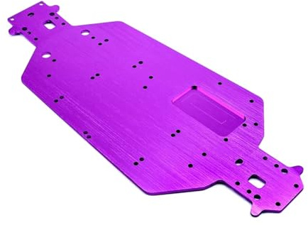 RC Upgrades Ersatzteile Für HSP 94107 94170 94118 94111 1/10 Aluminium Legierung Metall Chassis RC Für Buggy Monster Upgrade Ersatz Zubehör(Purple)
