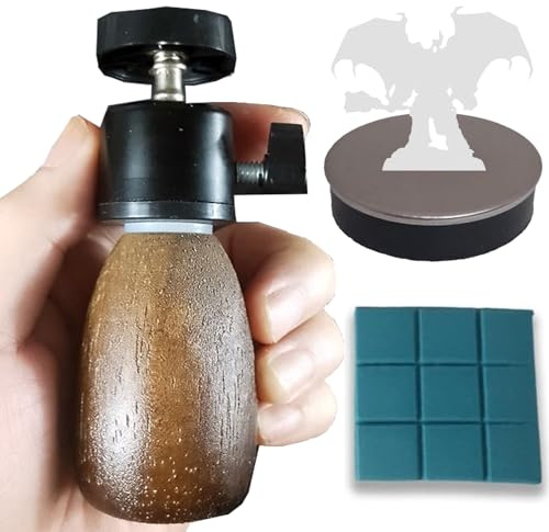 Warhammer - Kit de peinture Citadel - Accessoires Warhammer - Poignée de peinture miniature pour cadeaux miniatures, DND, modèle d'échelle, figurines fantastiques, accessoires de jeu de guerre (métal)