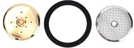 ZASCHMOY Kaffeemaschinen-Duschsiebhalter-Dichtungsset für NUOVA & APPIA 58-mm-Gruppenkopf – Komplettes Zubehörset für Verbessertes Brühen – Hochwertige Edelstahlkonstruktion