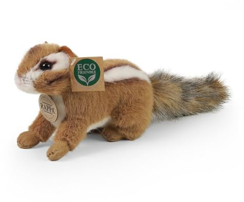Rappa Plüsch Eichhörnchen Kuscheltier 18 cm umweltfreundliches Spielzeug.