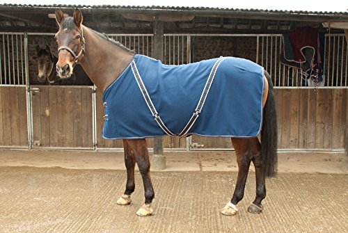 Rhinegold 0 Comfey Rug-6/0-Navy Fleece-Teppich, Navy, 15 cm