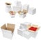 MyPack 150x Wellpapp Faltkarton Karton 1-wellig 200 x 150 x 90 mm Weiß