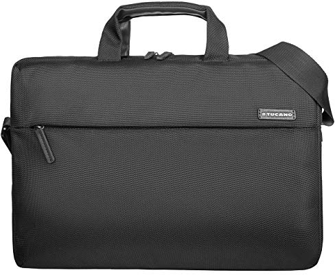 Tucano FreeandBusy - Maletín para portátil (15,6 Pulgadas), Color Negro